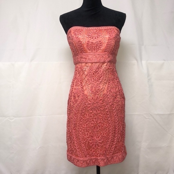 Sue Wong Strapless Cocktail Dress - Picture 2 of 10